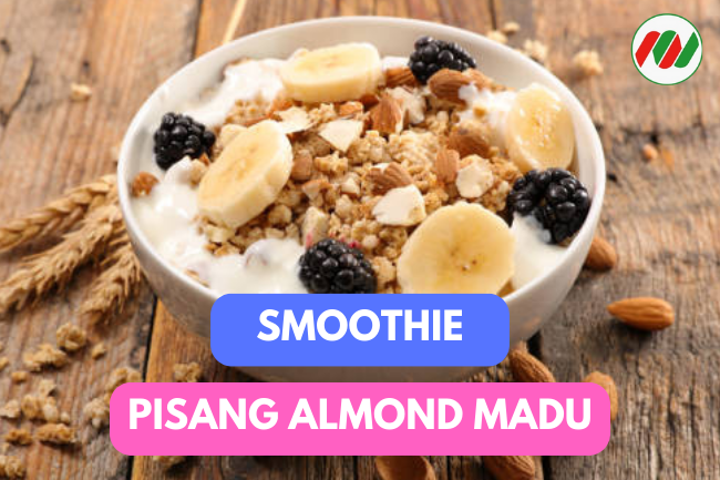 Bagaimana Membuat Smoothie Pisang Almond Madu yang Lezat